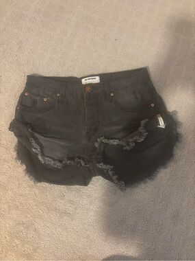 One Teaspoon Black Shorts
